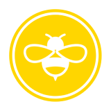 icône de l'abeille d'affaires